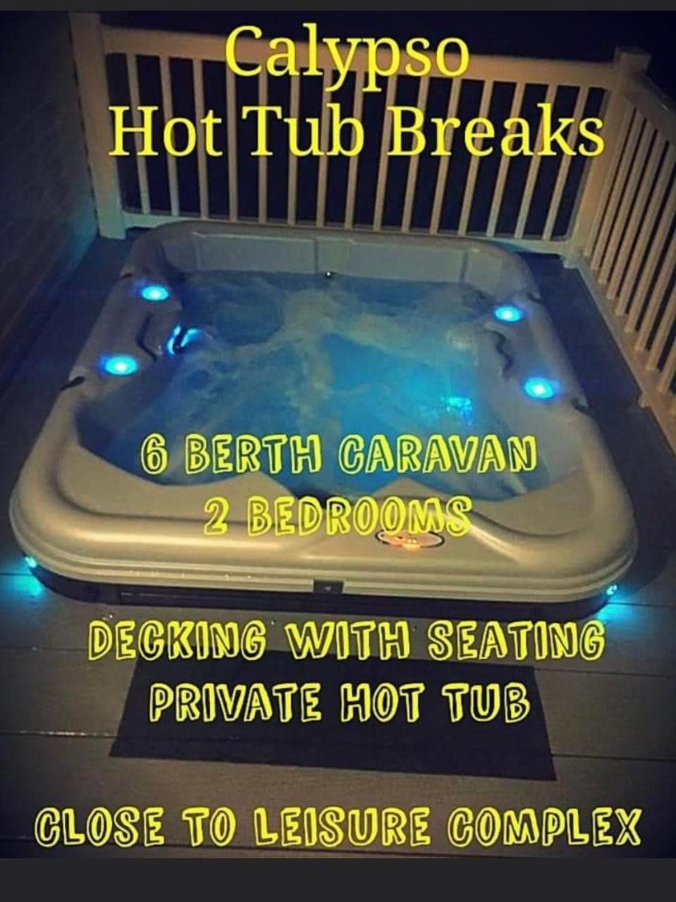 Calypso Hot Tub Breaks Tattershall Lakes Pet Friendly Kültér fotó